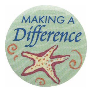 Buttons, Magnets & Stickers - Starfish: Making a Difference