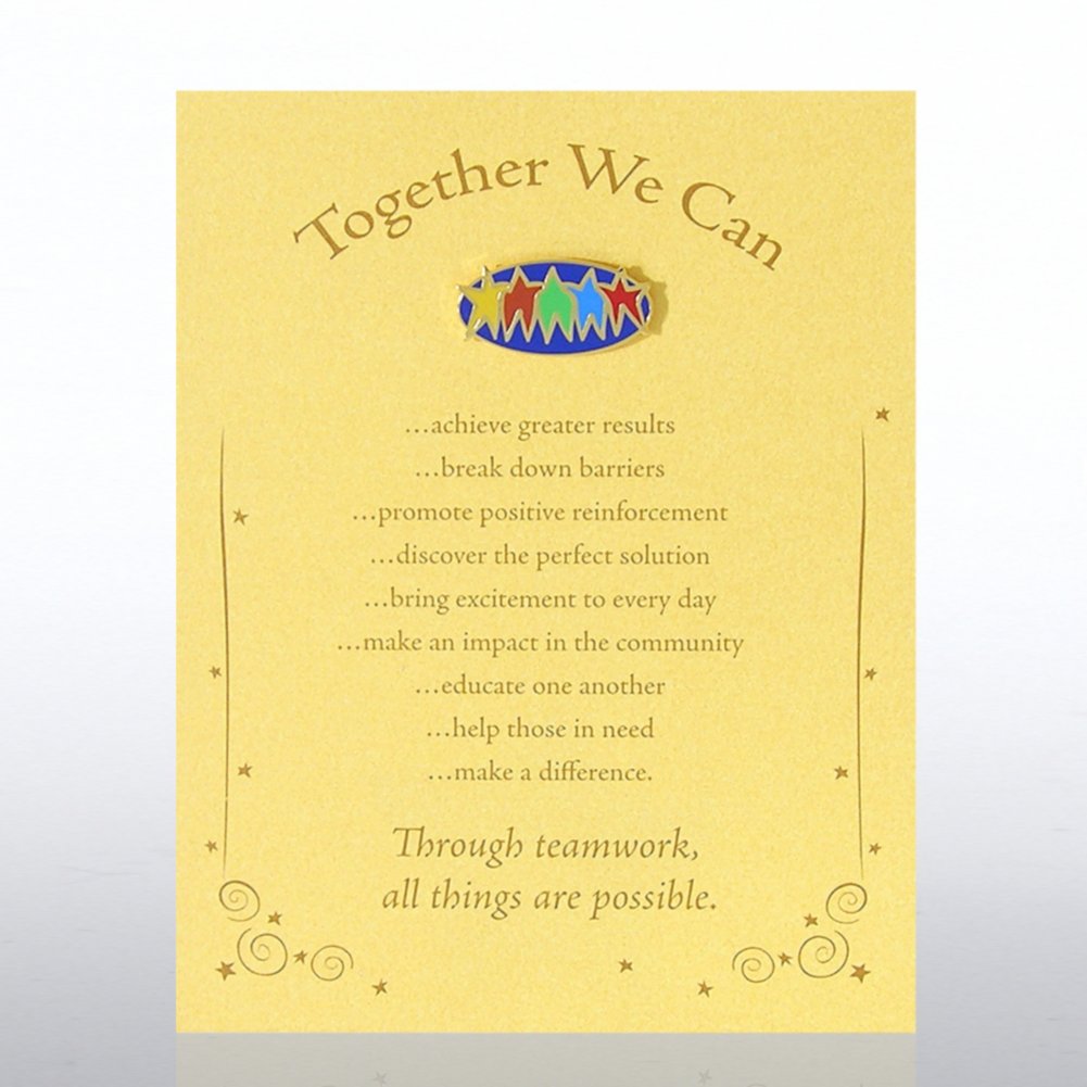 Character Pin - Together We Can