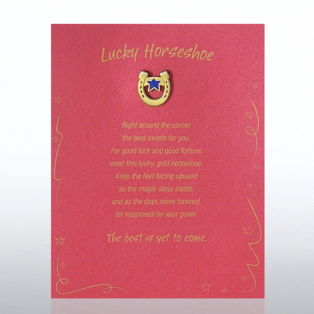 Character Pin - Horseshoe: Lucky Horseshoe