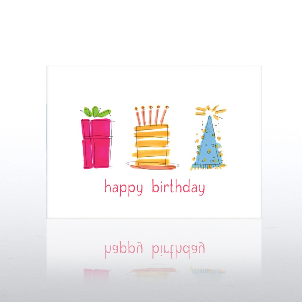 Classic Celebrations - Birthday Gift, Cake & Hat