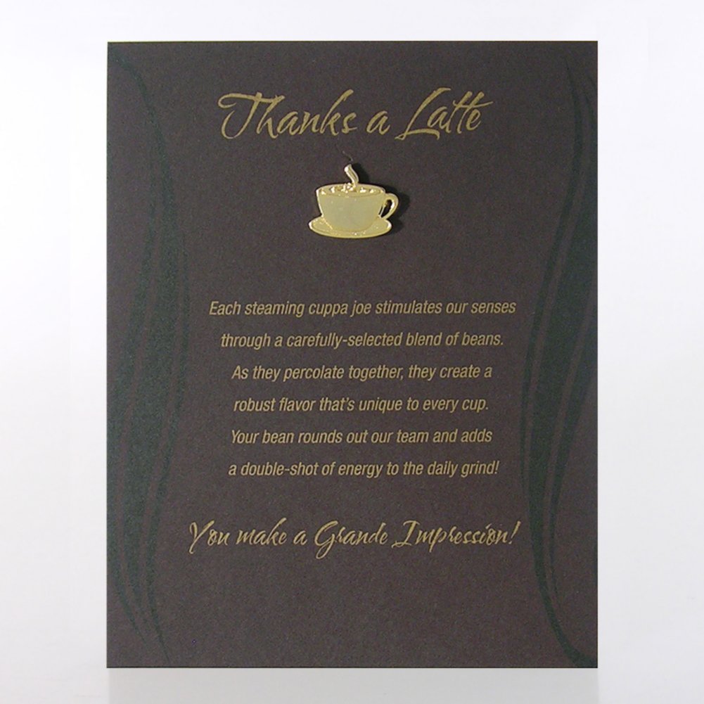 Character Pin - Coffee Cup: Thanks a Latte
