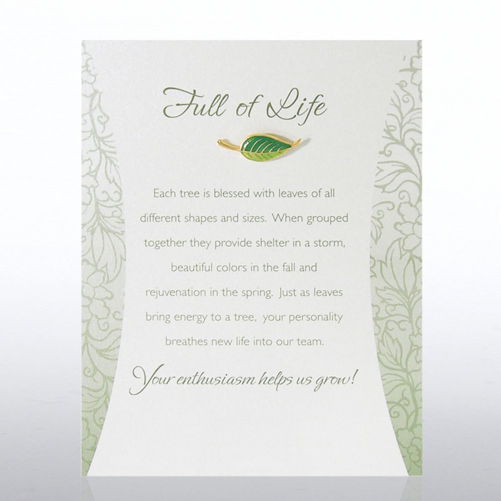 Character Pin - Leaf: Full of Life