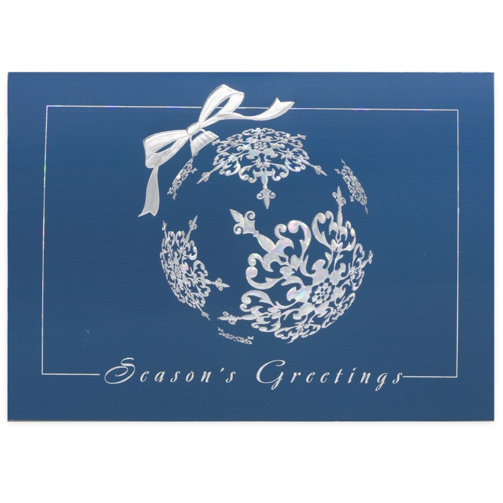 Holiday Greeting Card - Shimmering Ornament