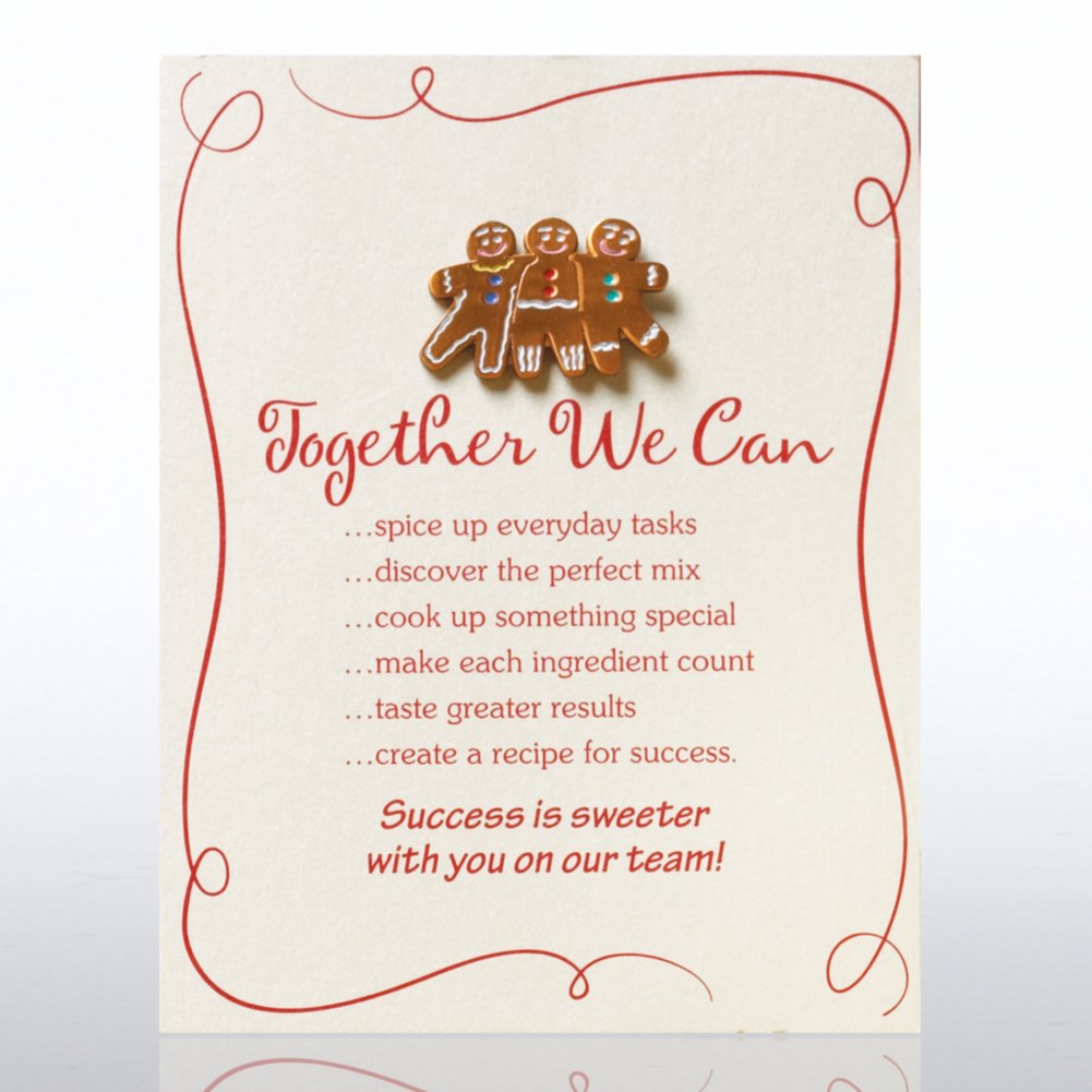 Character Pin - Gingerbread: Together We Can