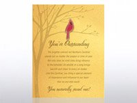 Character Pin - Cardinal: You're Outstanding