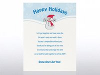Character Pin - Snowman: Happy Holidays