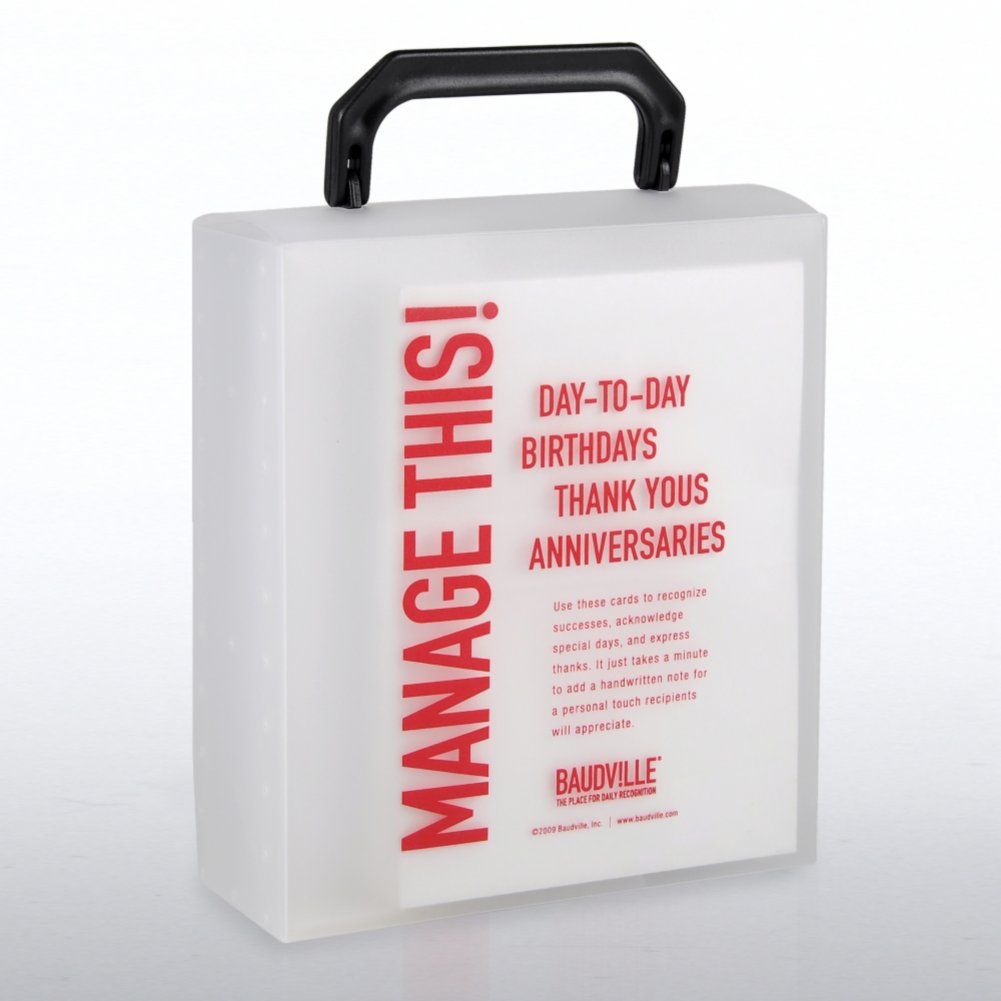 Manager's Greeting Card Kit BACK