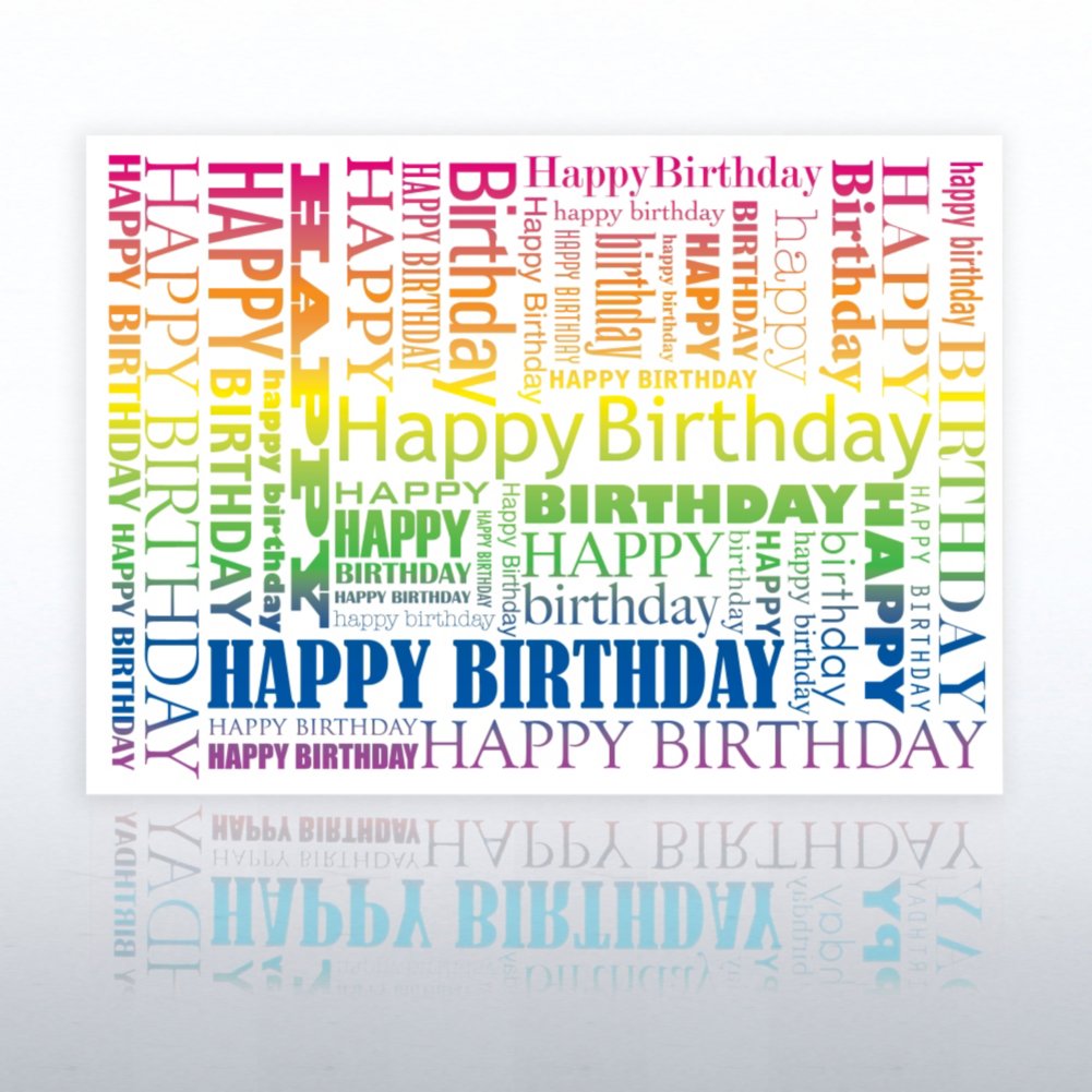 Grand Events - Happy Birthday - Rainbow