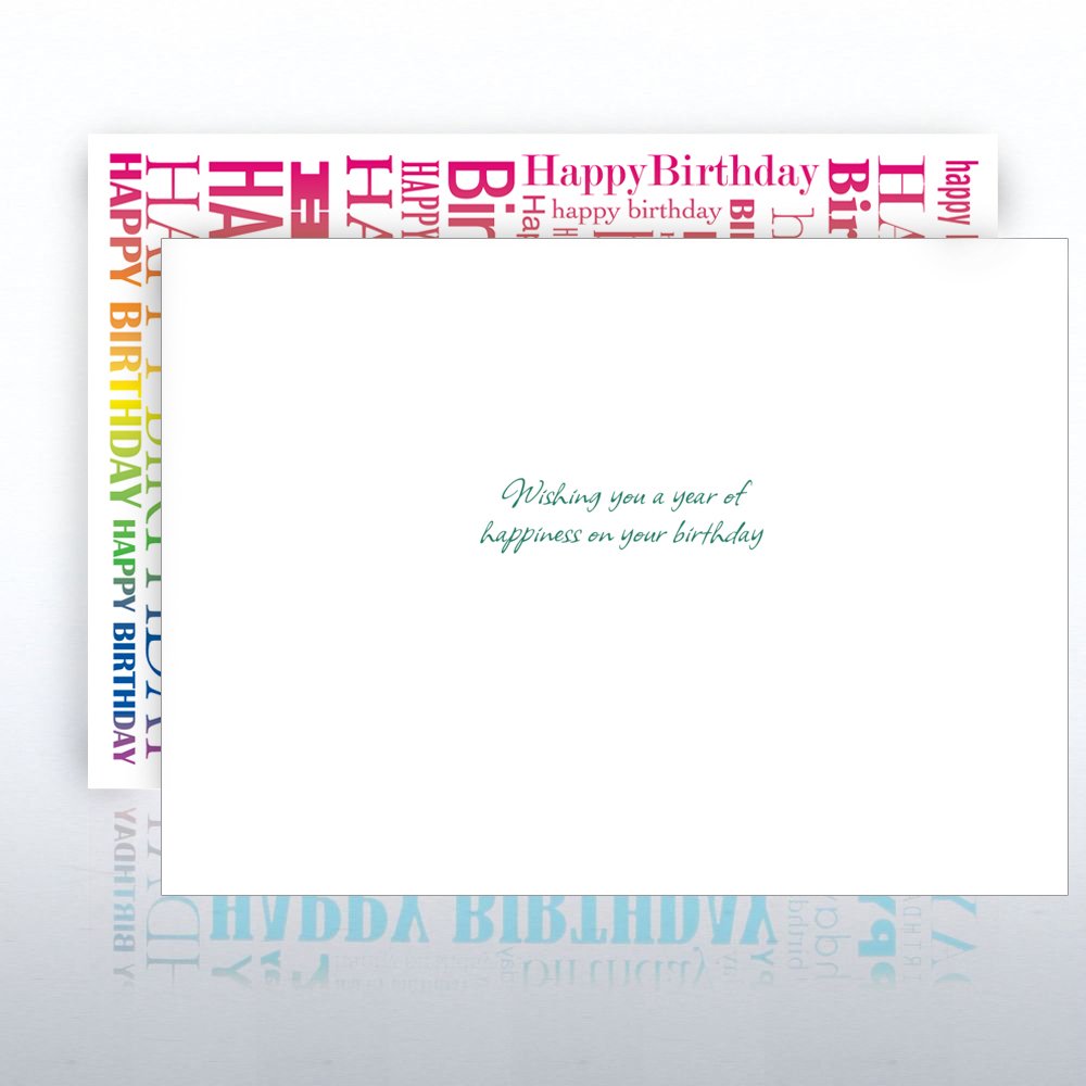 Grand Events - Happy Birthday - Rainbow OPEN