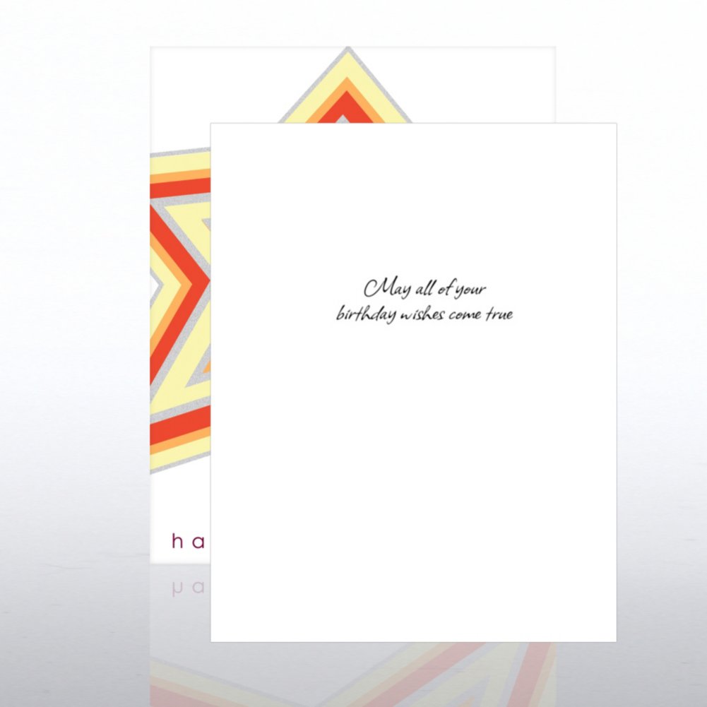 Classic Celebrations - Happy Birthday - Star OPEN