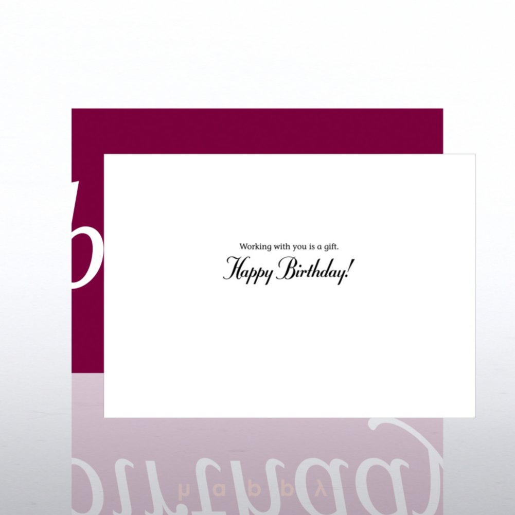 Classic Celebrations - Happy Birthday - Words OPEN