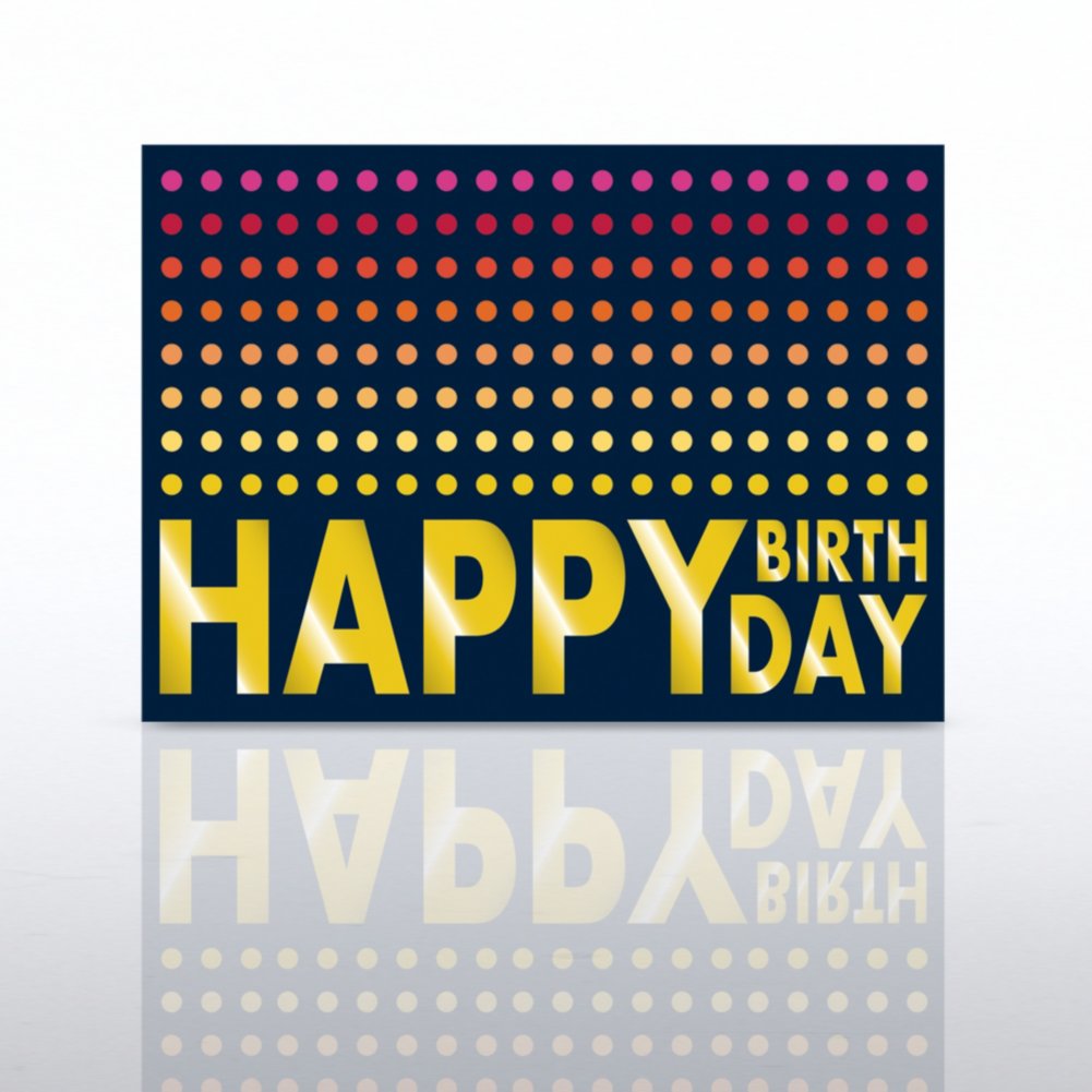 Classic Celebrations - Happy Birthday Colorful Dots