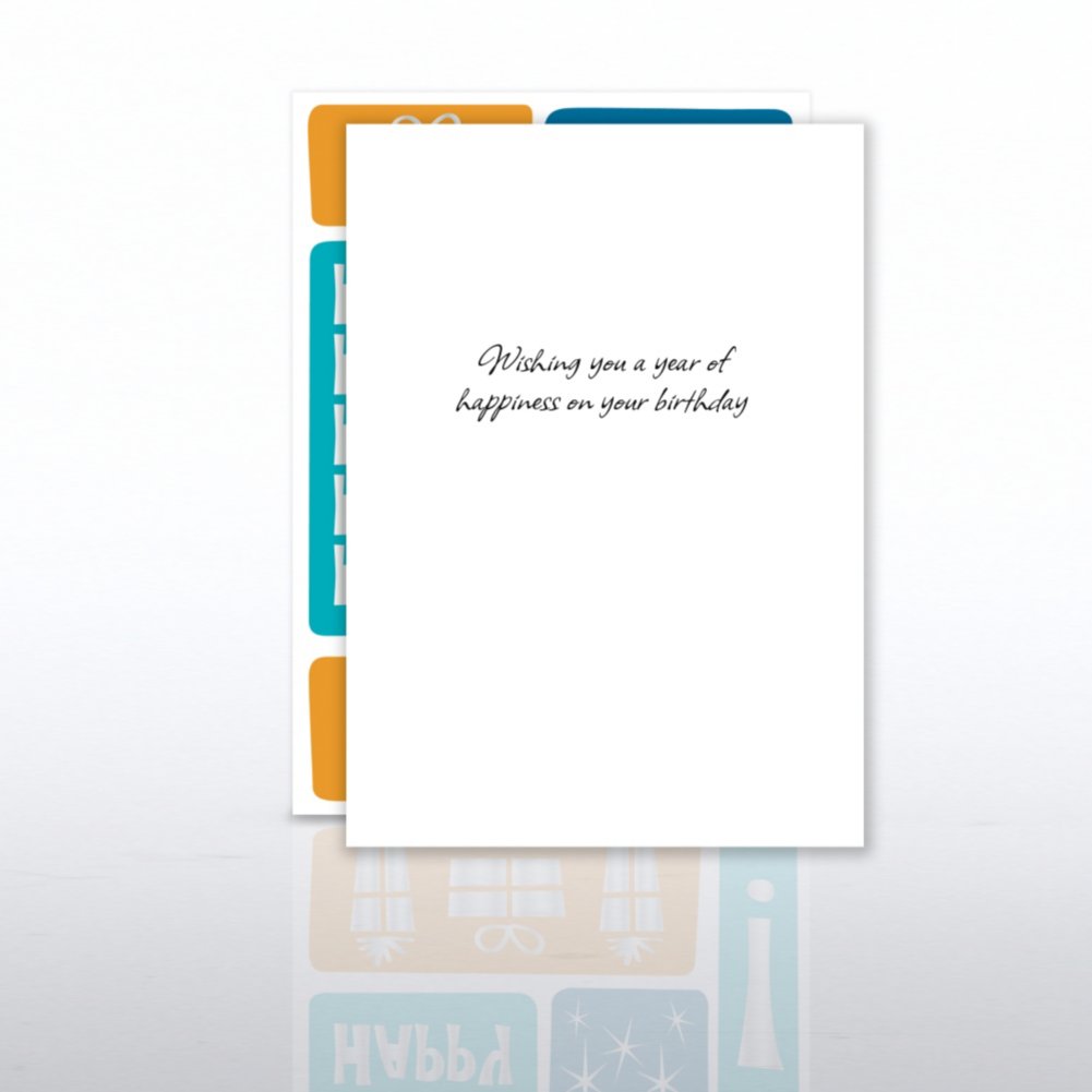 Classic Celebrations - Happy Birthday Color Blocks OPEN