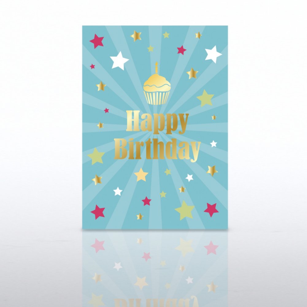 Classic Celebrations - Happy Birthday Cupcake Star Burst