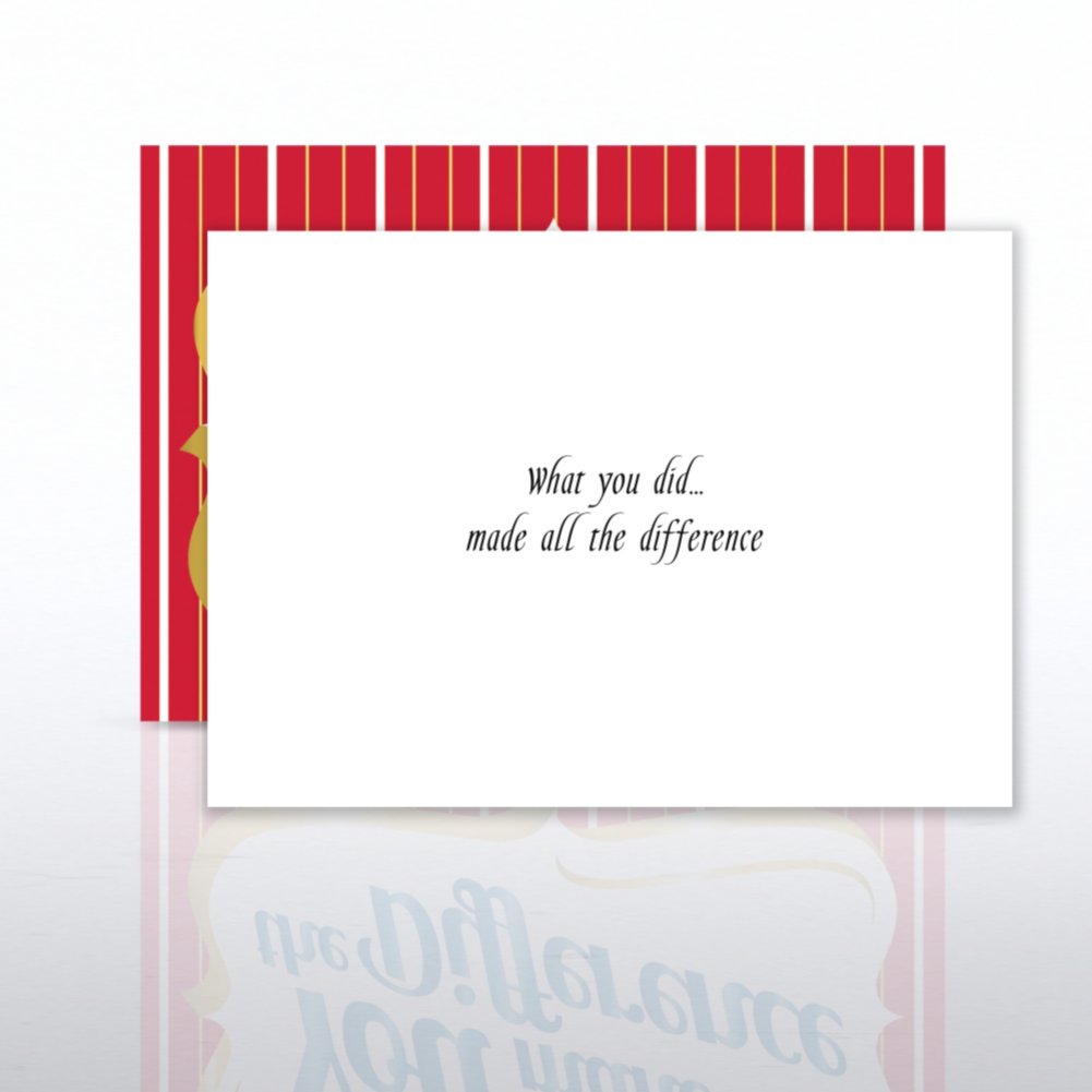 Classic Celebrations - You Make the Difference Plaque OPEN