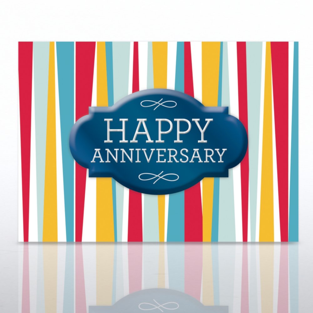 Grand Events - Happy Anniversary - Stripes