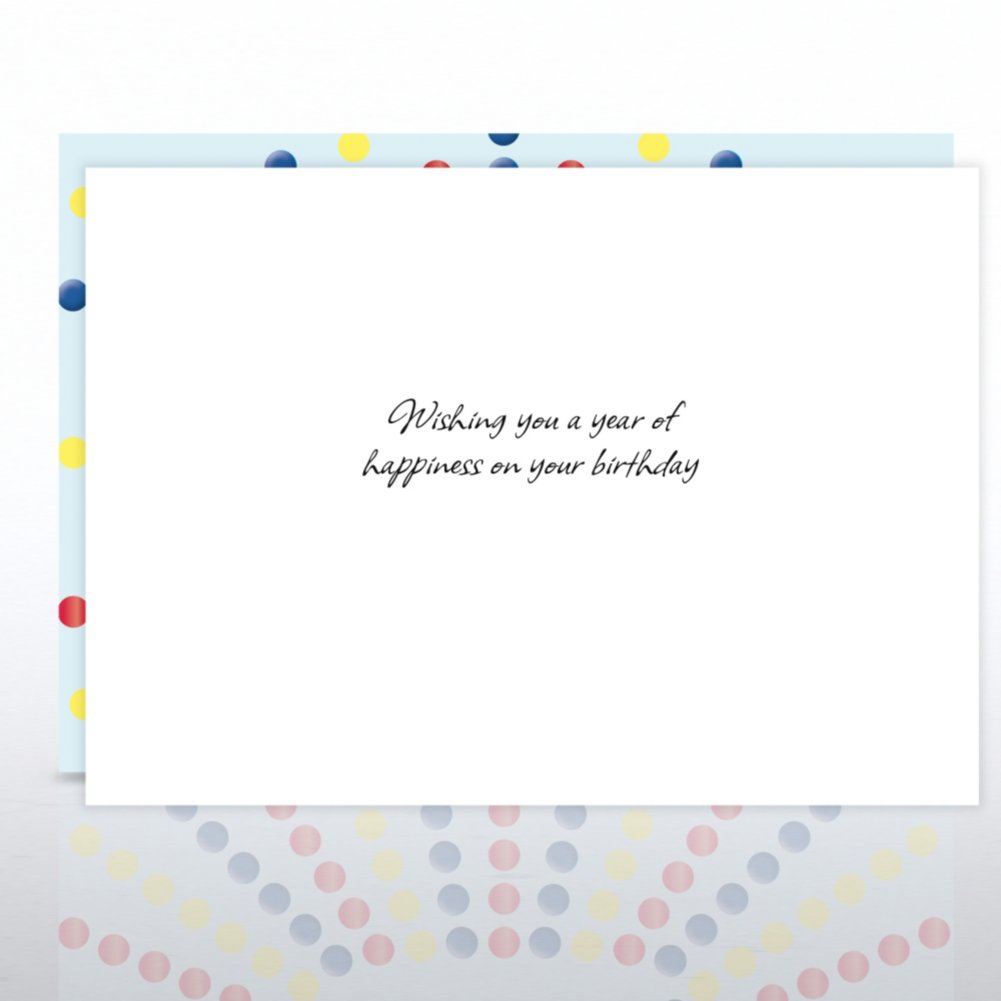 Grand Events - Happy Birthday Colored Dots OPEN