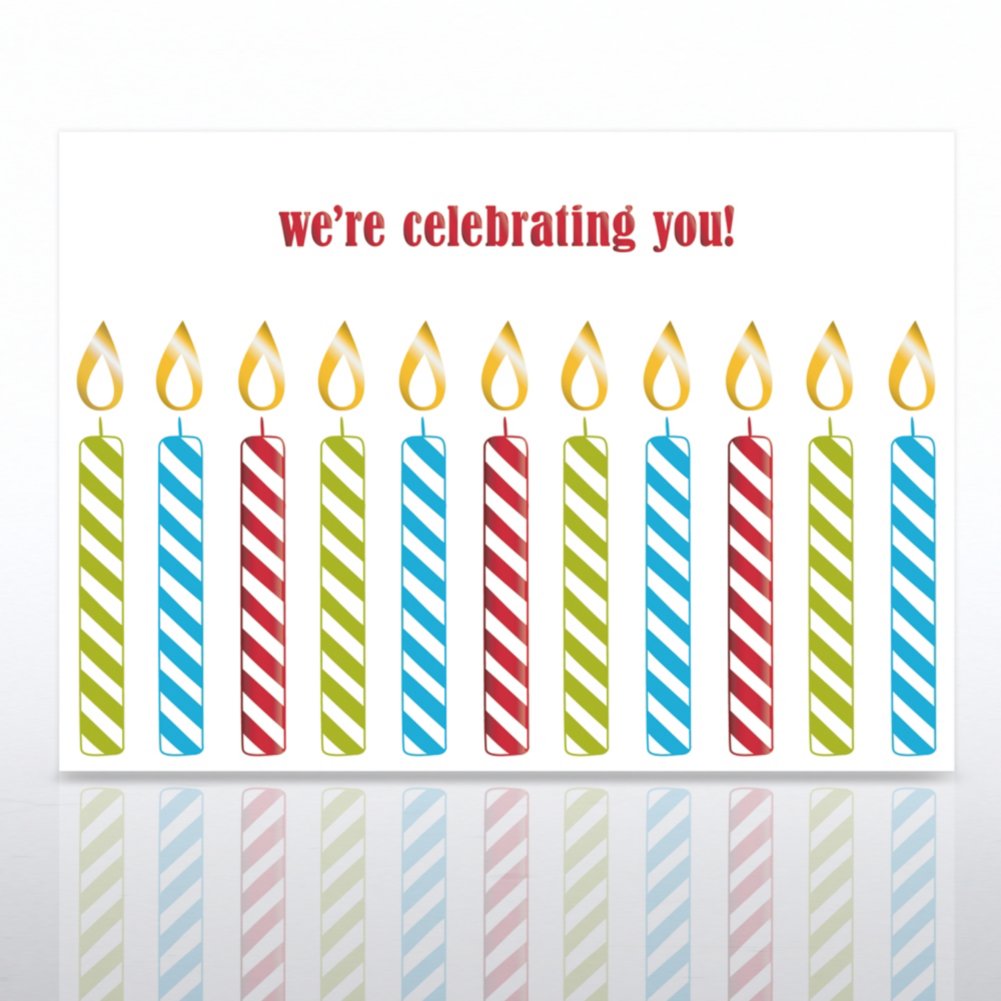 Grand Events - Happy Birthday We're Celebrating You Candles