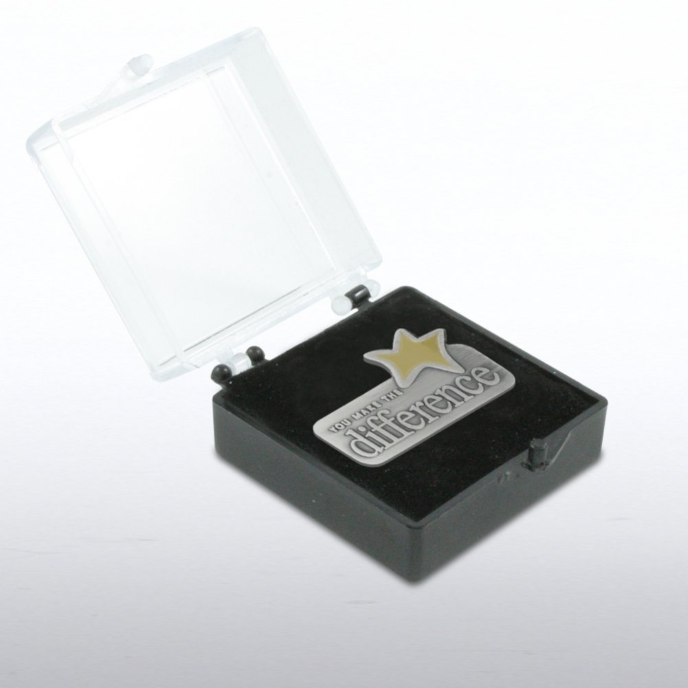 Lapel Pin - You Make the Difference Yellow Star BOX