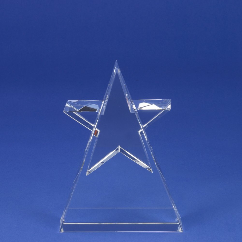 Colossal Crystal Star Trophy BACK