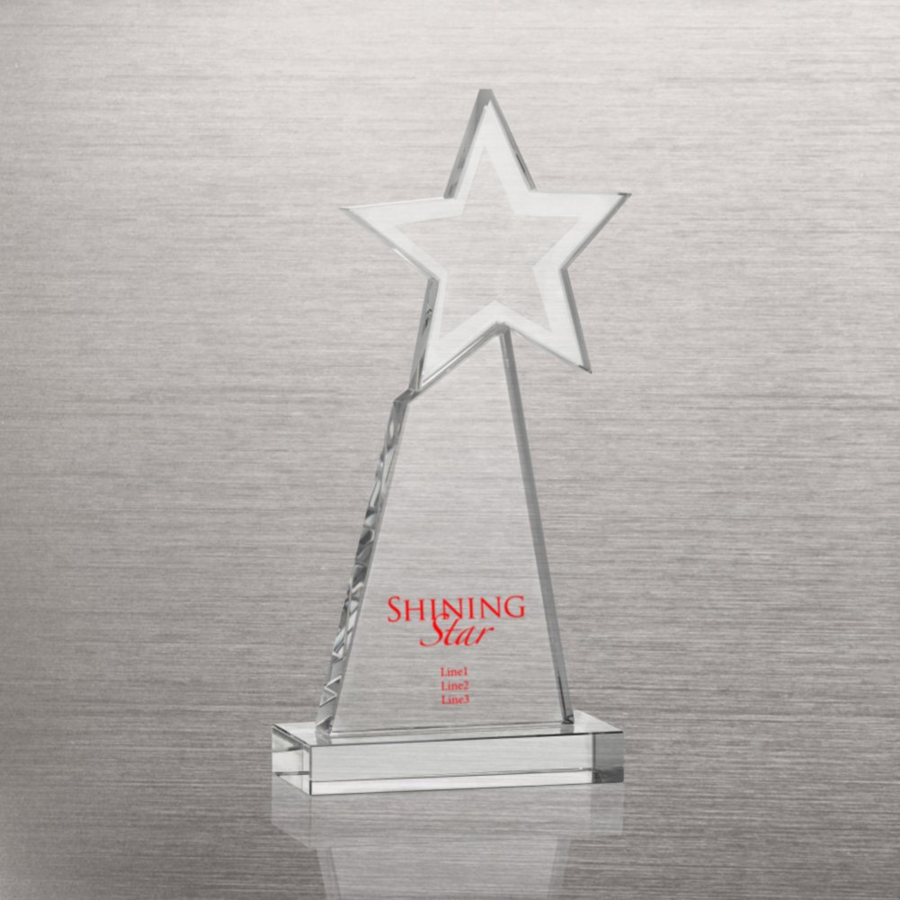 Beaming Star Crystal Trophy