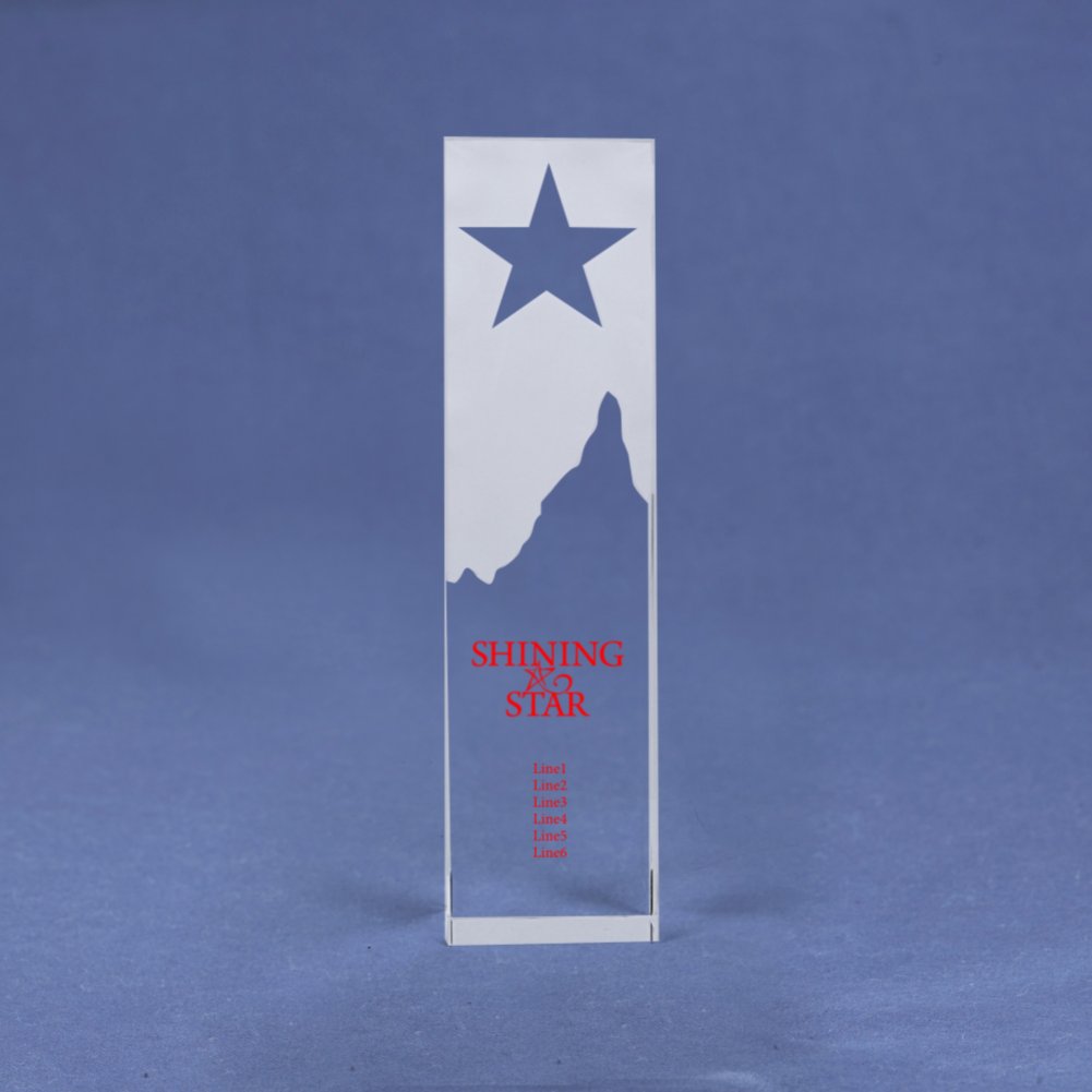 Frosted Crystal Summit Trophy