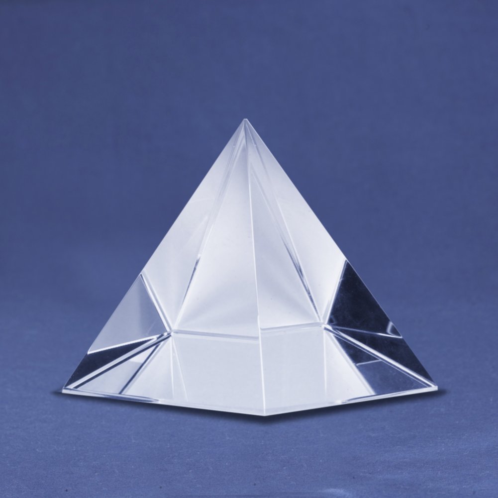 Crystal Pyramid Trophy SIDE