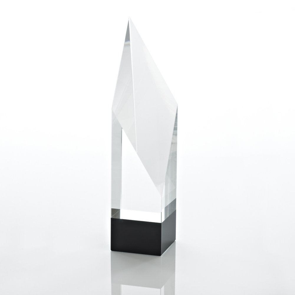Elite Black Accent Trophy - Diamond SIDE