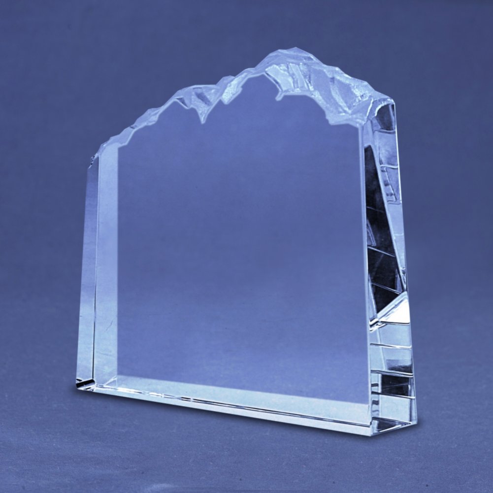 Chiseled Column Glass Trophy SIDE