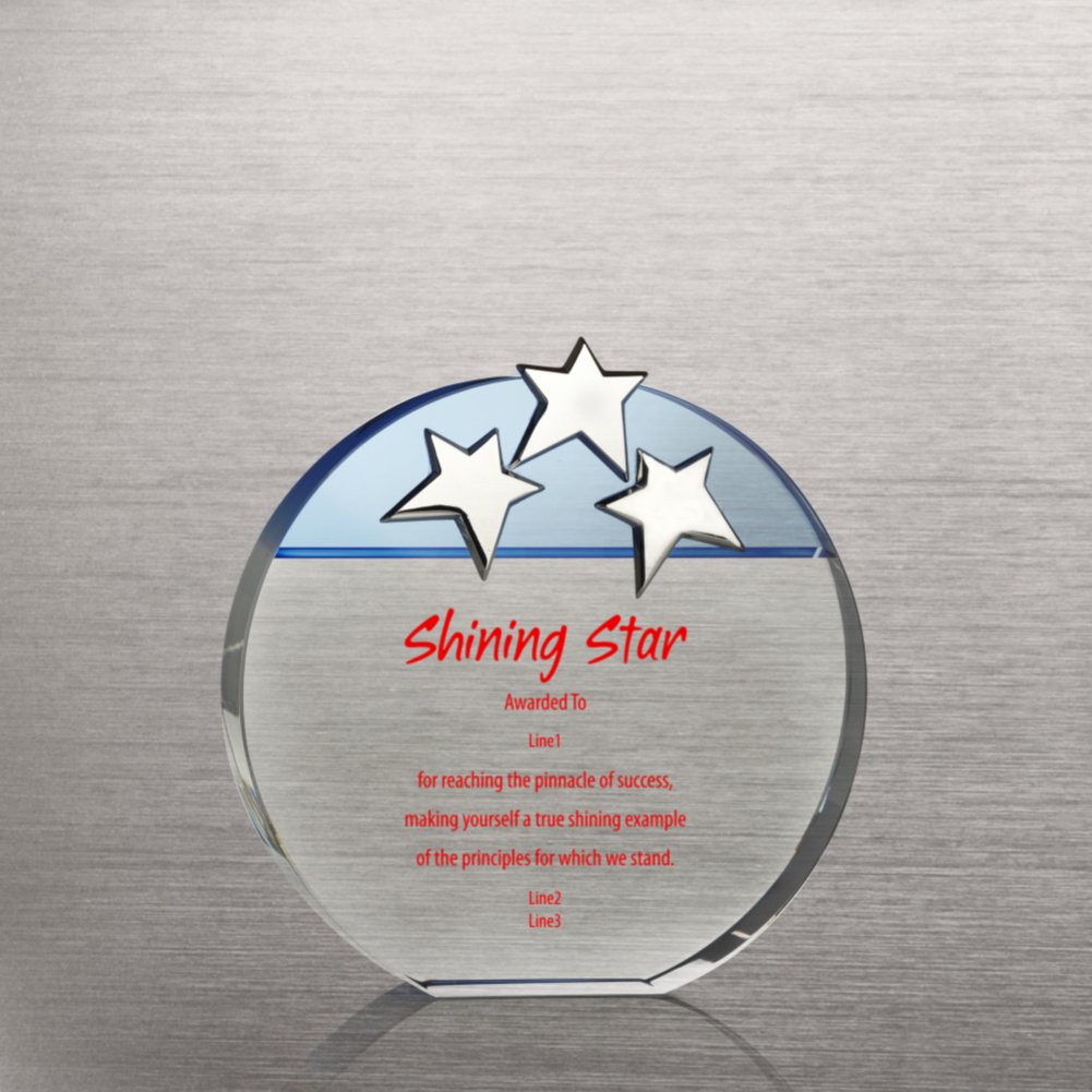 Triple Star Award - Blue
