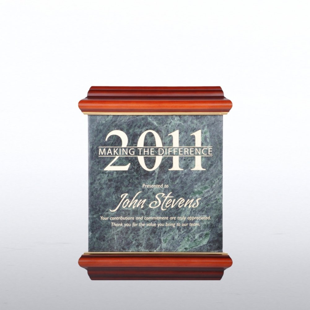 Tradition of Excellence Small Etched Award Plaque
