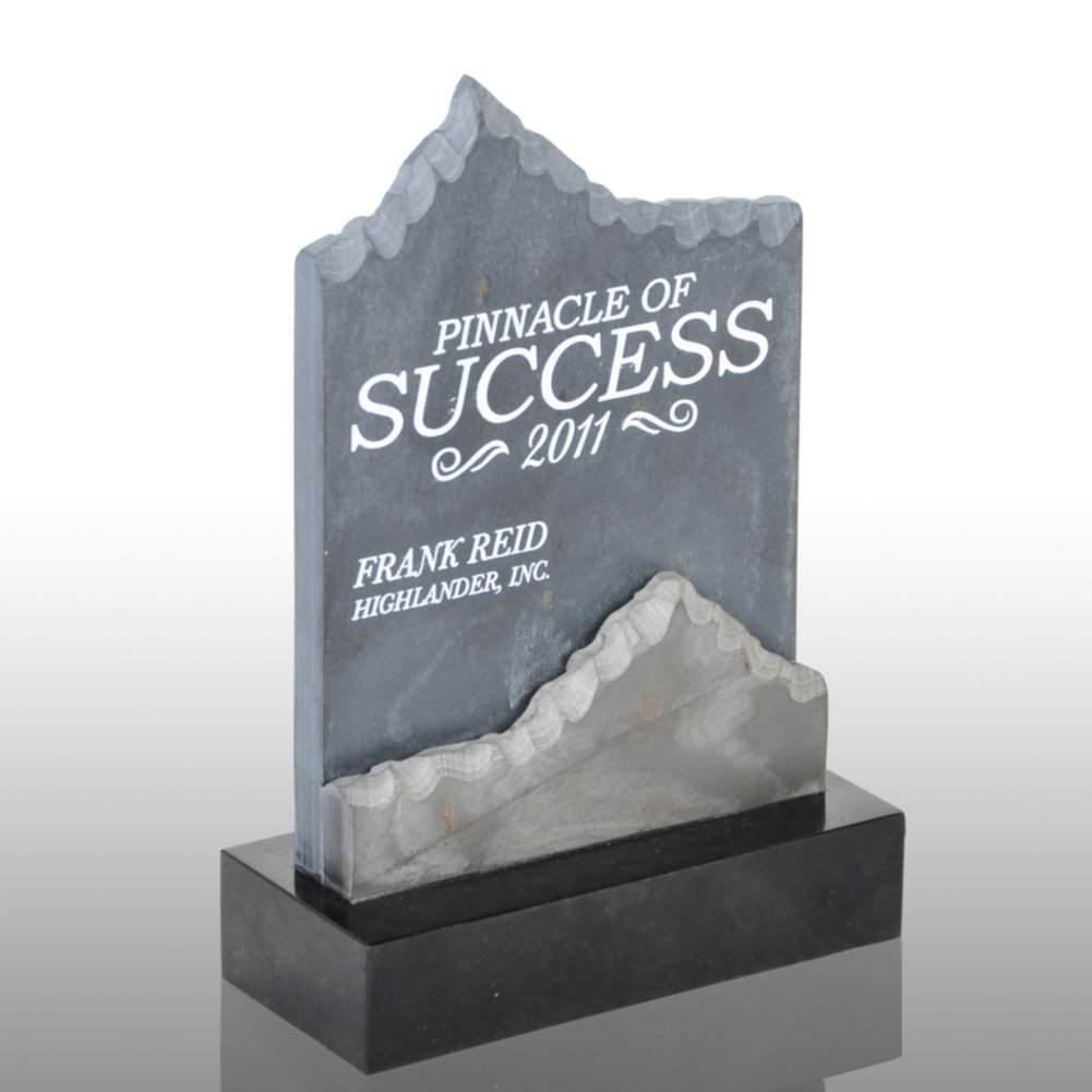 Brilliant Horizons Etched Award Trophy SIDE
