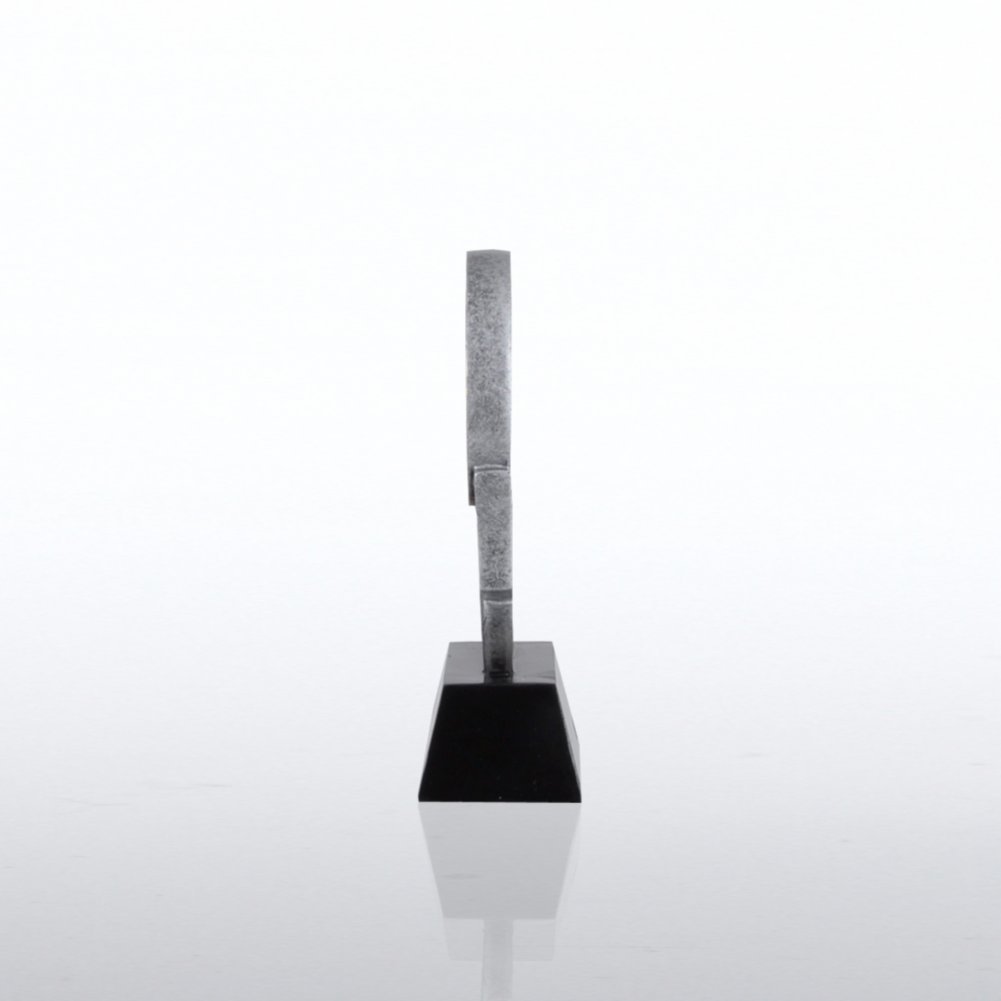 Student Trophy - Round Swoosh SIDE