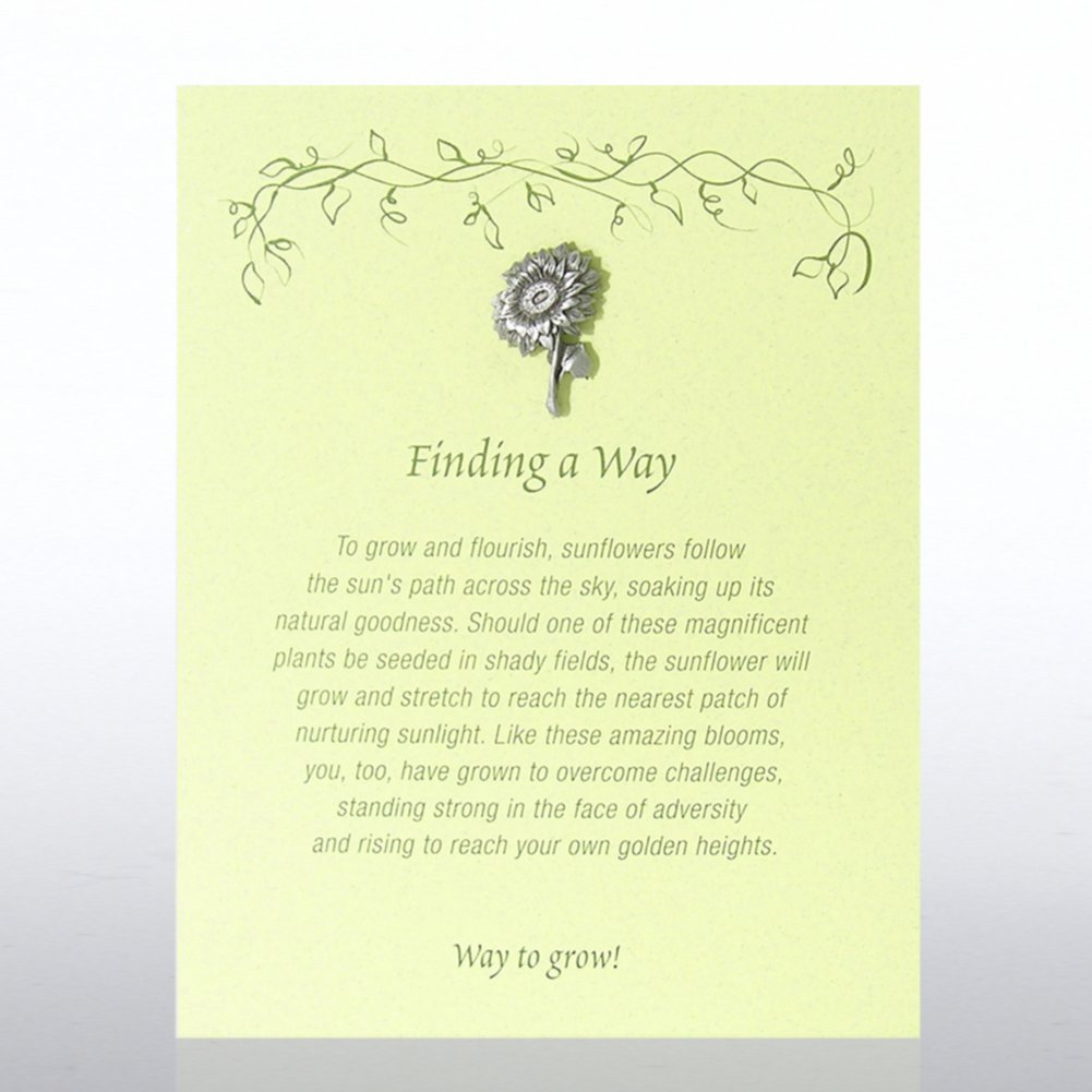 Character Pin - Sunflower: Finding a Way