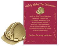 Character Pin - Hard Hat: Safety Makes the Difference
