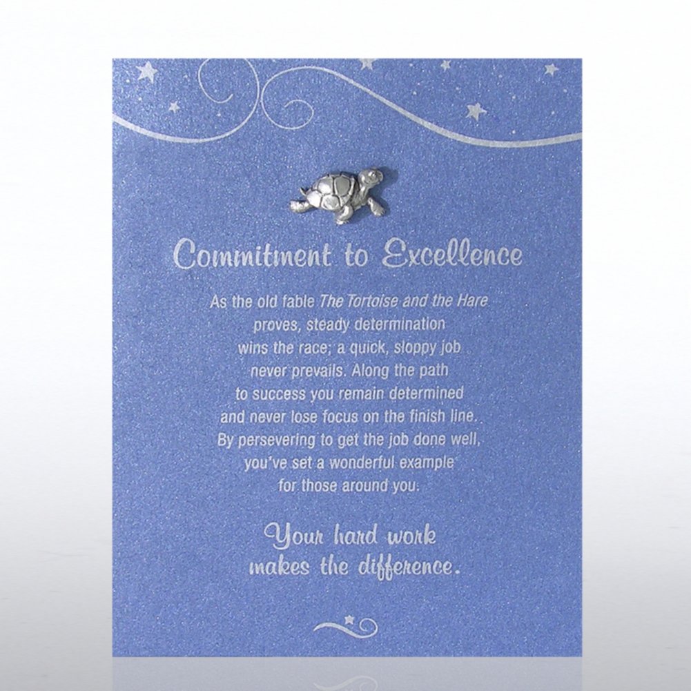 Character Pin - Turtle: Commitment to Excellence