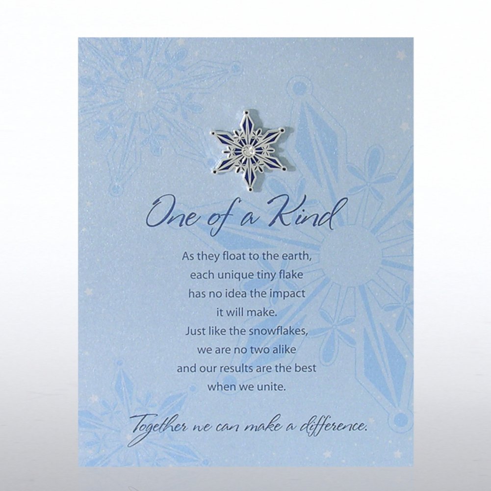 Holiday Character Pins - Snowflake: One of a Kind