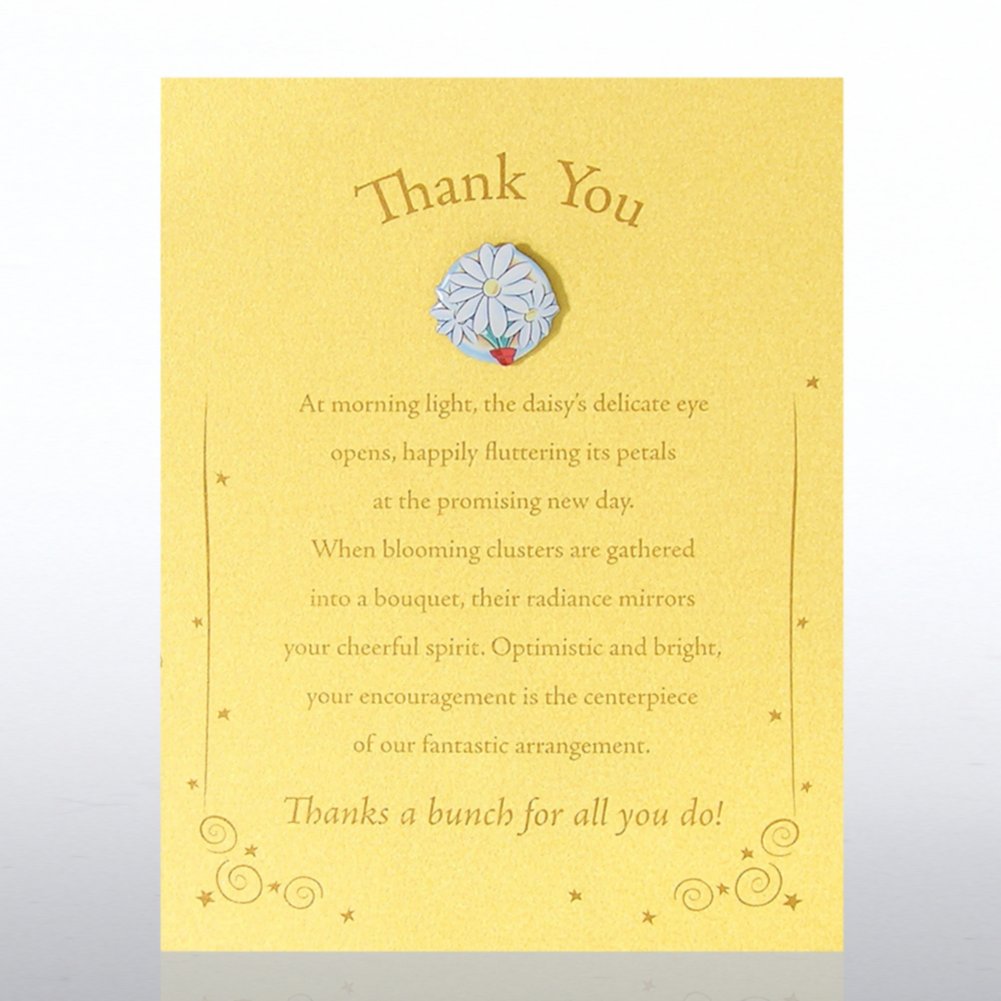 Character Pin - Daisy: Thank You