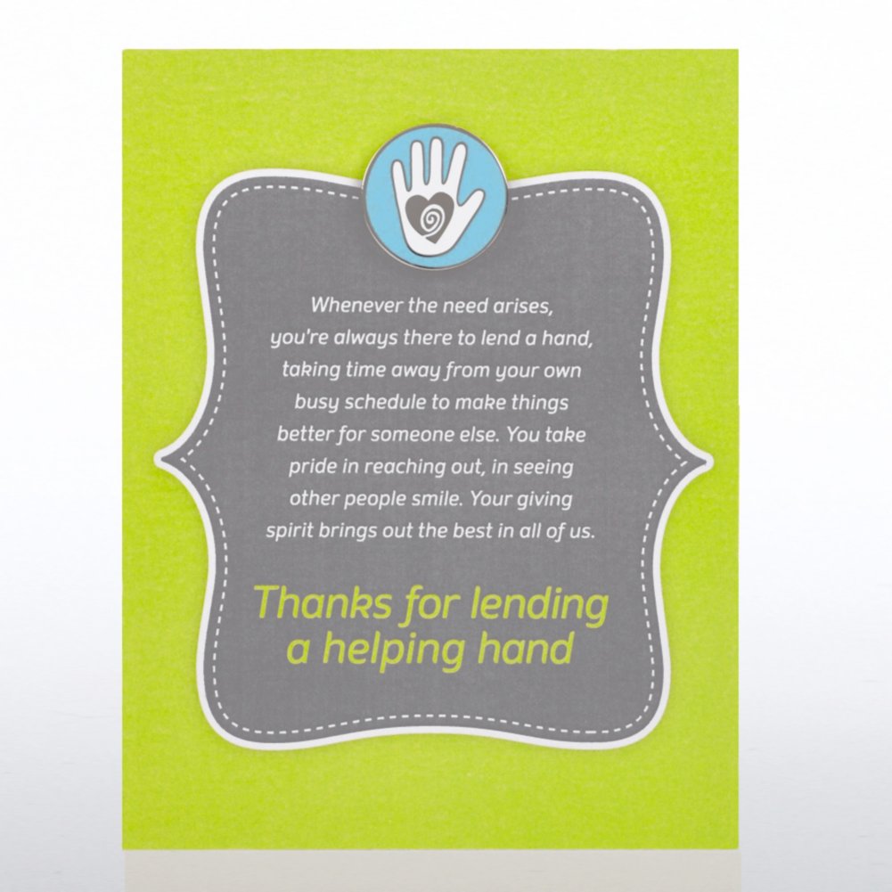 Character Pin - Helping Hand - Full Color