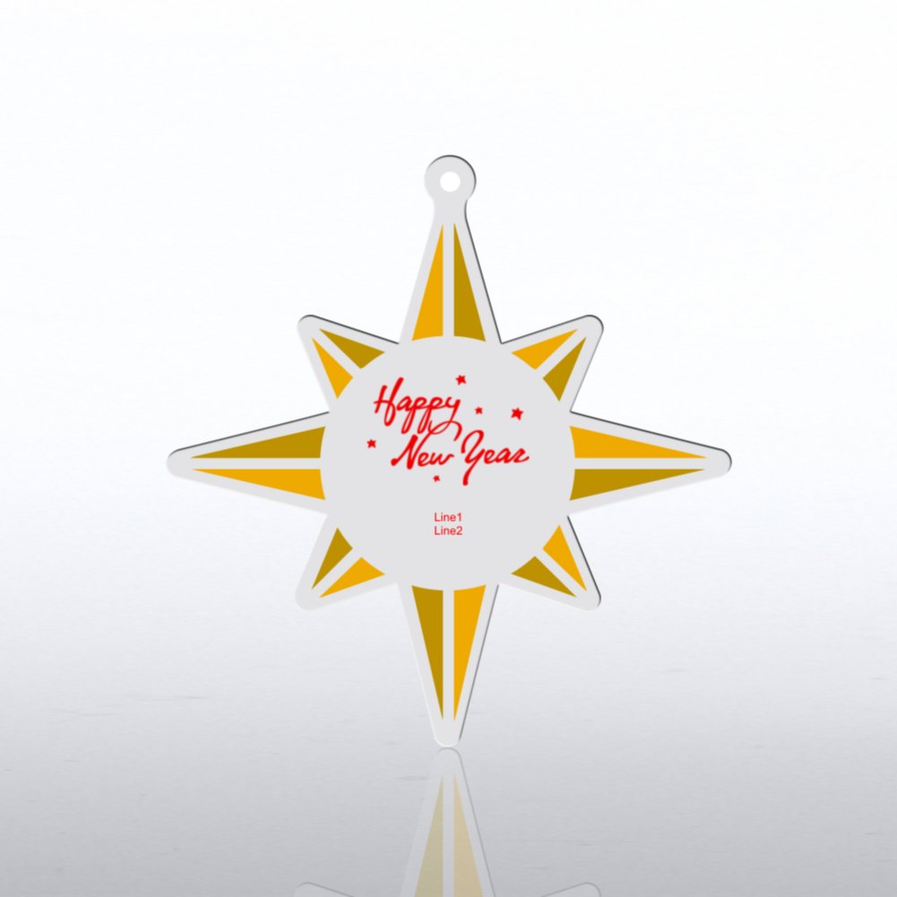 Holiday Ornament - Star - Personalized
