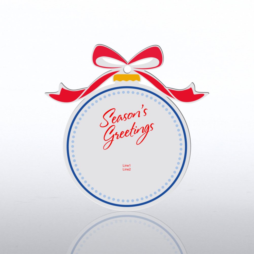 Holiday Ornament - Globe Ornament - Personalized