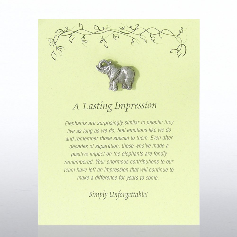 Character Pin - Elephant: A Lasting Impression