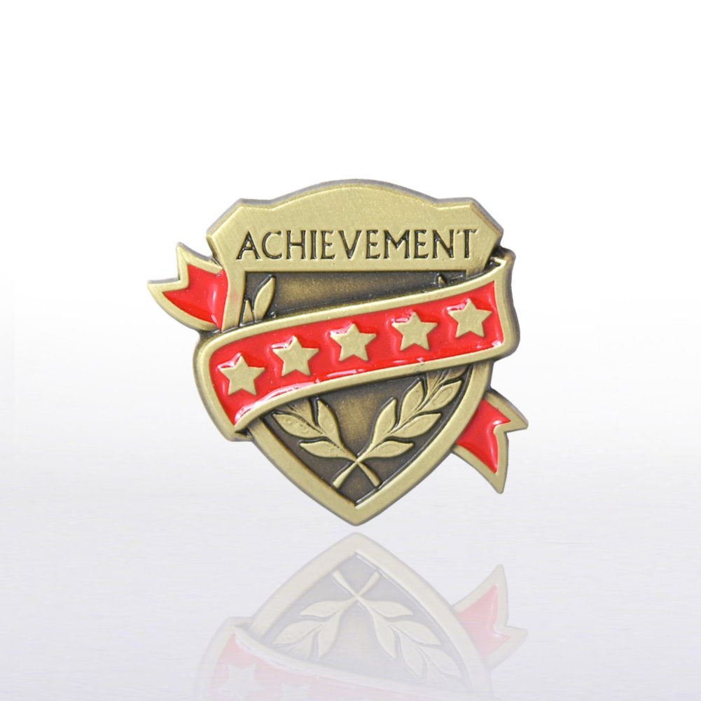 Lapel Pin - Achievement Shield - Multi Color