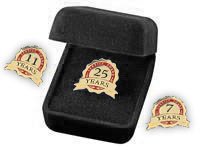 Anniversary Lapel Pin - Service Award Ribbon