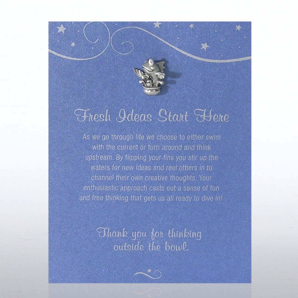 Character Pin - FISH: Fresh Ideas Start Here