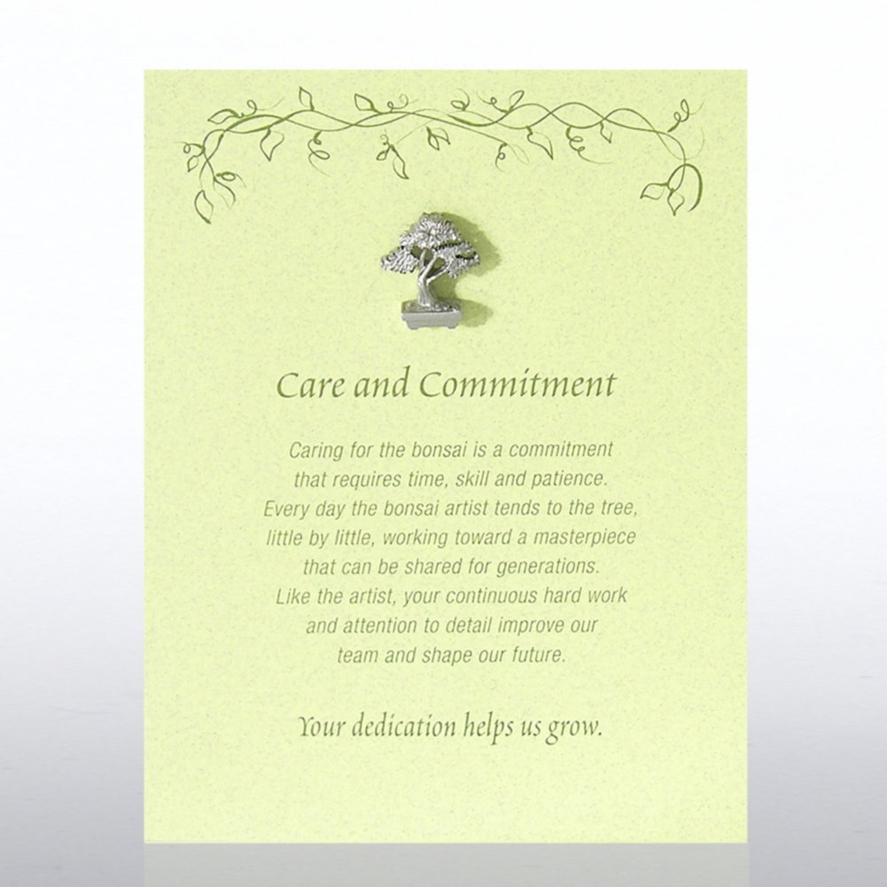 Character Pin - Bonsai: Care and Commitment