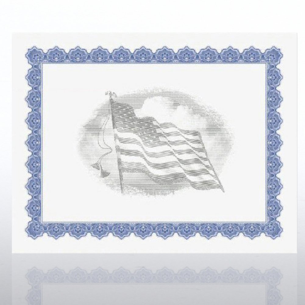 Certificate Paper - Heritage - American Flag