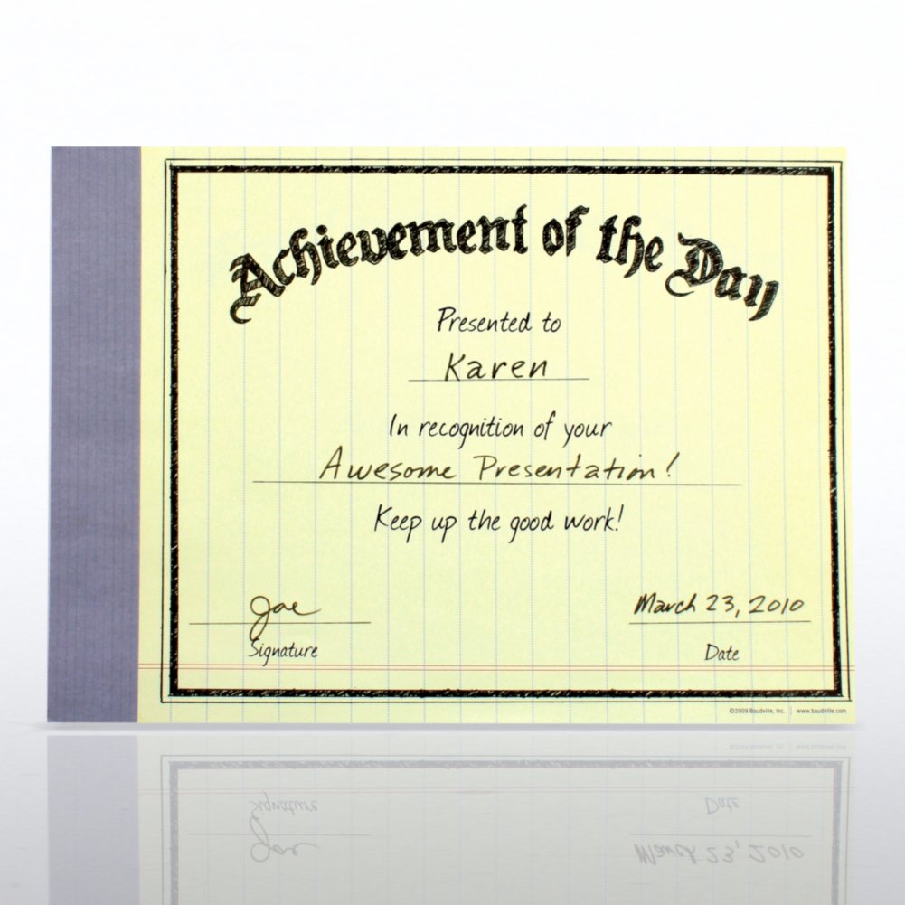 Everyday Certificate Pads - Legal