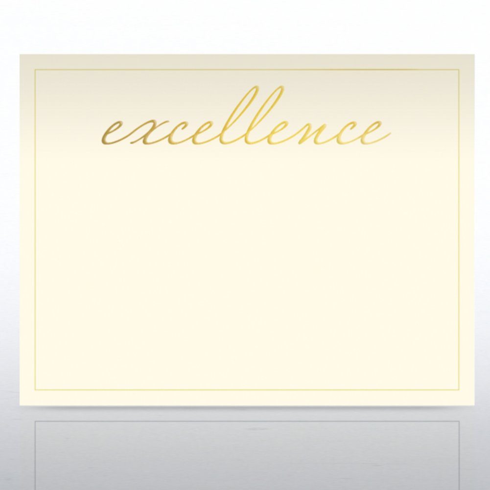 Foil Certificate Paper - Excellence - Cream