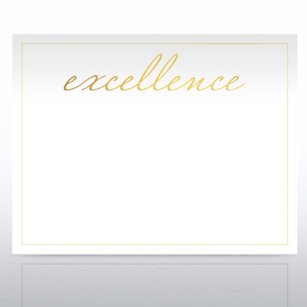 Foil Certificate Paper - Excellence - White